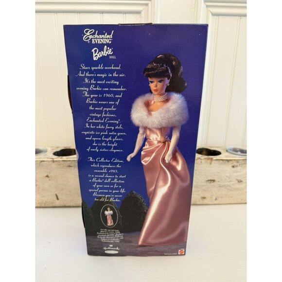 Vintage Enchanted Evening Barbie Doll 1995 Collector Edition Mattel New In Box - Picture 2 of 3